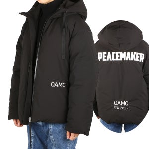 22FW OAMC 로고 프린트 후디 패딩 자켓 28OAU63 TESBA032 001