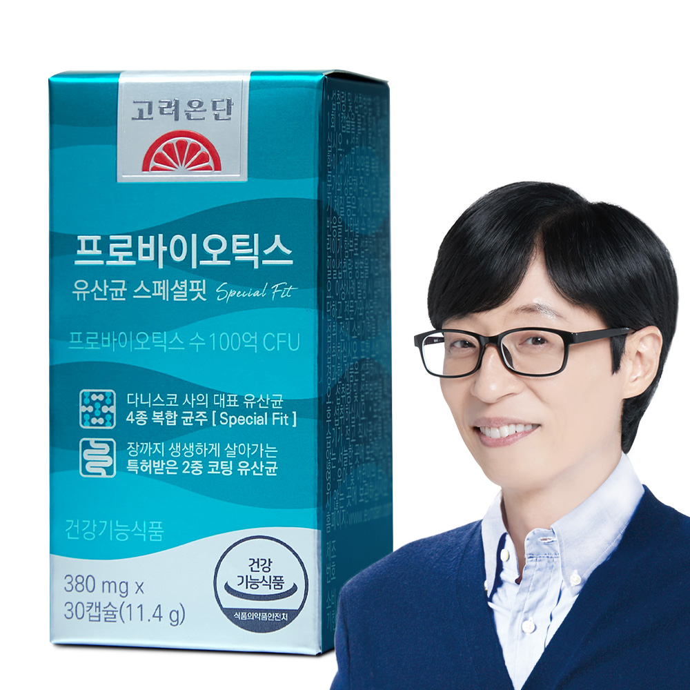 고려은단 프로바이오틱스 유산균 스페셜핏 100억 유산균 30캡슐, 1개
