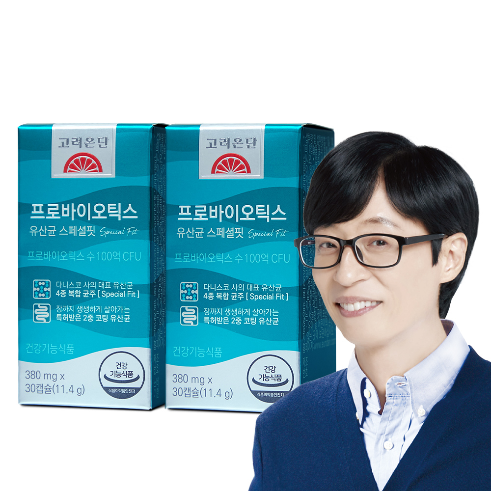 고려은단 프로바이오틱스 유산균 스페셜핏 100억 유산균 30캡슐, 2개