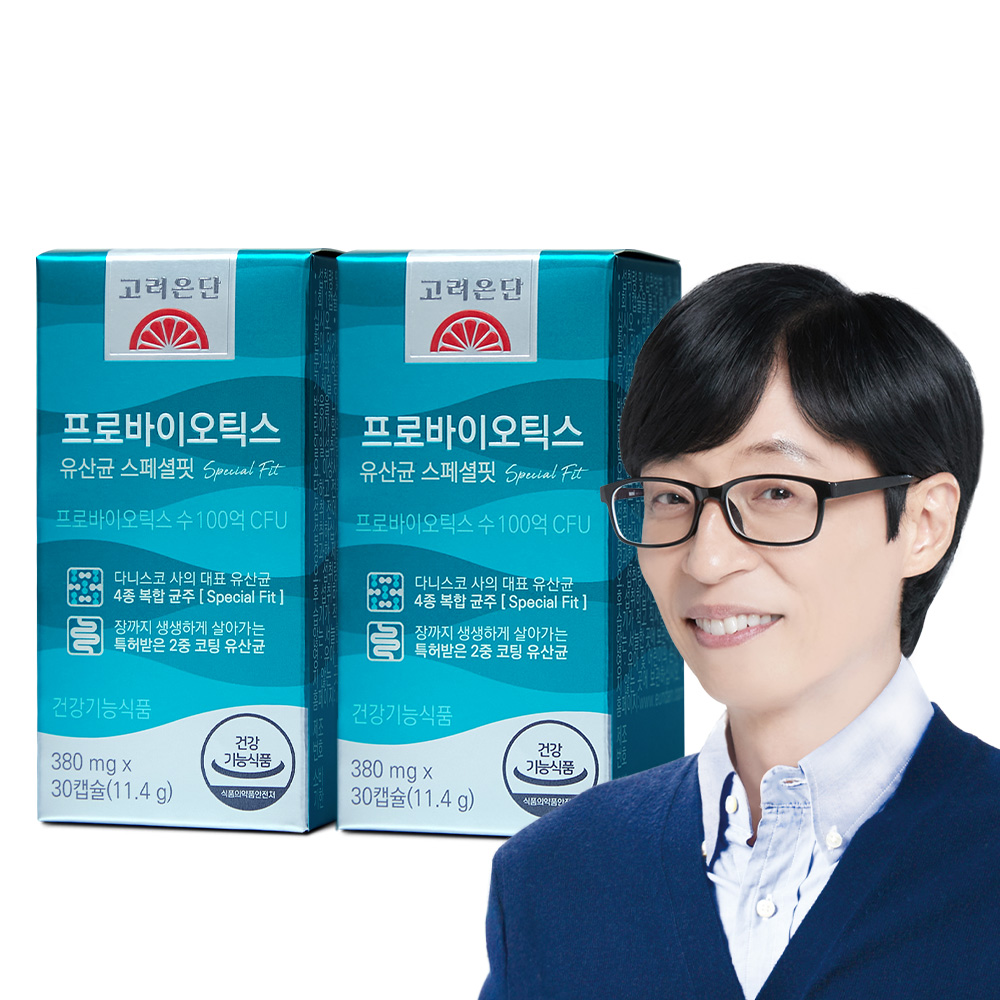 고려은단 프로바이오틱스 유산균 스페셜핏 100억 유산균 30캡슐, 2개