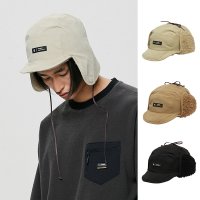 22 23 KARETA FLEECE EAR CAP 카레타 보드복 버킷햇 남자여자공용