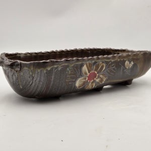 국산 수제대형분청직사각 다육이화분