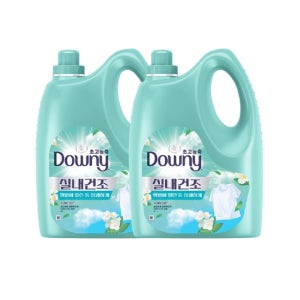 다우니 엑스퍼트 실내건조 플러스 4L x 2개 대용량 냄새 제거