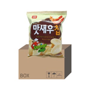 코스모스 맛새우칩 25g x 30개입 1박스 새우맛과자 알새우칩