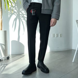 [28~40/무배] 겨울 본딩 기모 스판 9부 10부 슬랙스