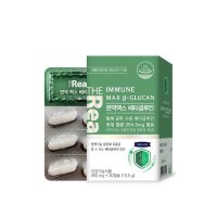 더리얼 면역맥스 베타글루칸 450mg 30캡슐 식물성캡슐