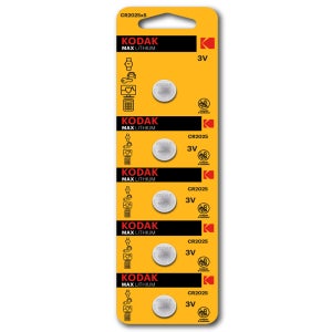 코닥 MAX CR2025 3V 리튬 코인건전지 5개입, 1개