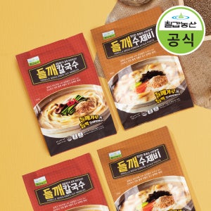 칠갑농산 [이웃집 백만장자] 들깨수제비 들깨칼국수 2+2봉 총 8인분