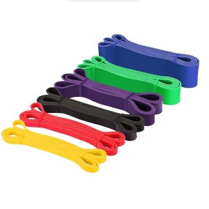 턱걸이밴드 5단계 강도조절풀업밴드 헬스 철봉 보조 운동용고무밴드 탄력 라텍스