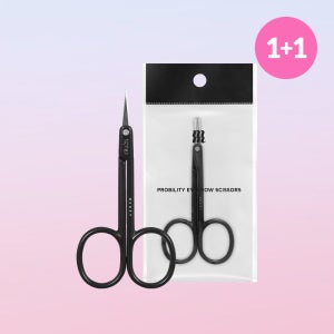 [1+1][머지] 정교한 눈썹정리 프로빌리티 눈썹 정리 가위 1P (총 2개)