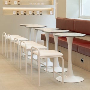 인디박스 업소용테이블 화이트 상판 주문제작
