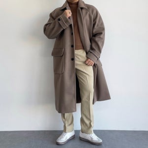 남자발마칸코트 남자맥코트 남성롱코트