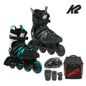 K2 키네틱80카키/블랙오션 성인 인라인스케이트 가방보호대헬멧[풀]