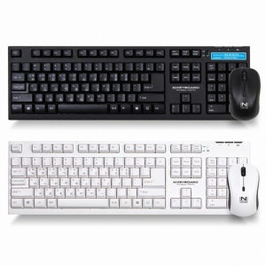 스카이디지탈 NKEYBOARD W570 저소음 사무용 무선 키보드 마우스 세트 (키스킨 포함)