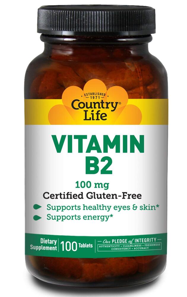Country Life <b>비타민 B2</b> 100mg 100정