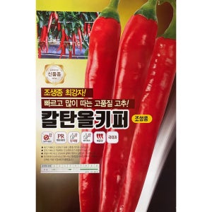 고추 씨앗 칼탄올키퍼 1200립 조생종 최강자 빠르고 많이 따는 고품질고추
