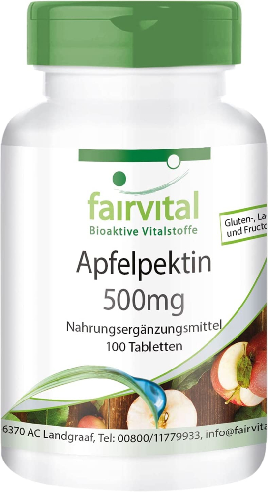 페어바이탈 칼슘과 비타민 C가 함유된 아펠펙틴 500mg 100정