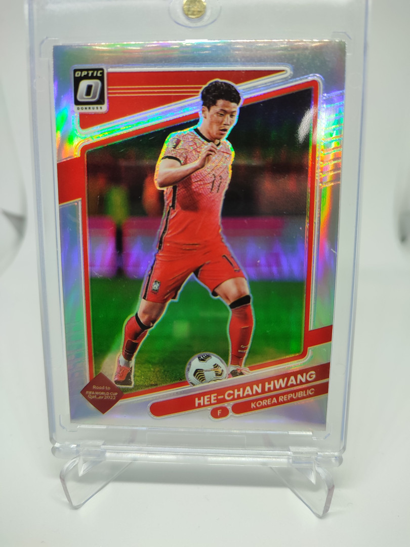 2021 Donruss Rd/Qatar Optic HOLO 황희찬 국가대표 카드 축구 카드