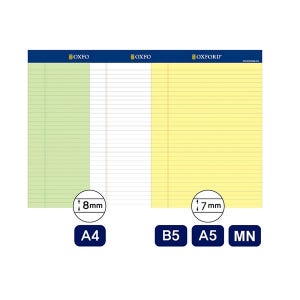 리갈패드 A5 노랑 40매 3권팩 옥스포드 A04-3P