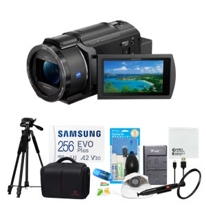 소니 FDR-AX43A 캠코더 방송용 학교 교회 촬영 4K 카메라 256GB 풀패키지