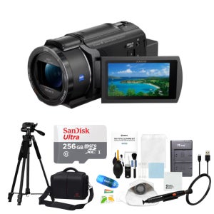 소니 FDR-AX43A 캠코더 방송용 학교 교회 촬영 4K 카메라 256GB 11종 패키지