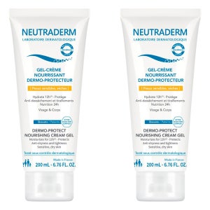 Neutraderm 뉴트라덤 더모 프로텍트 너리싱 크림 젤 200ml 2개