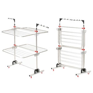 올스텐 4단 이동식건조대 빨래건조대