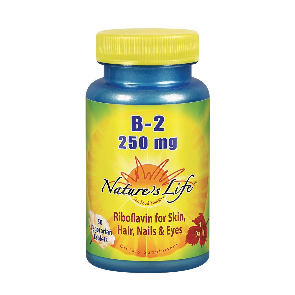 Nature’s Life <b>네이처스 라이프 비타민 B2</b> 리보플라빈 250mg 50정