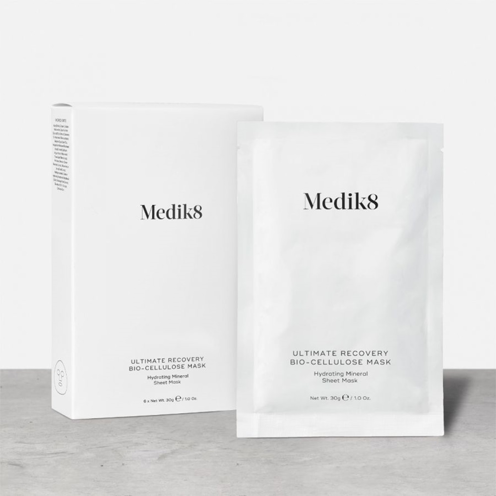 Medik8 얼티밋 리커버리 바이오 셀룰로스 마스크 6개입 ULTIMATE RECOVERY BIO-CELLULOSE MASK