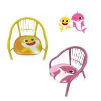 유아의자 핑크퐁 상어가족 삑삑이 의자 철재의자