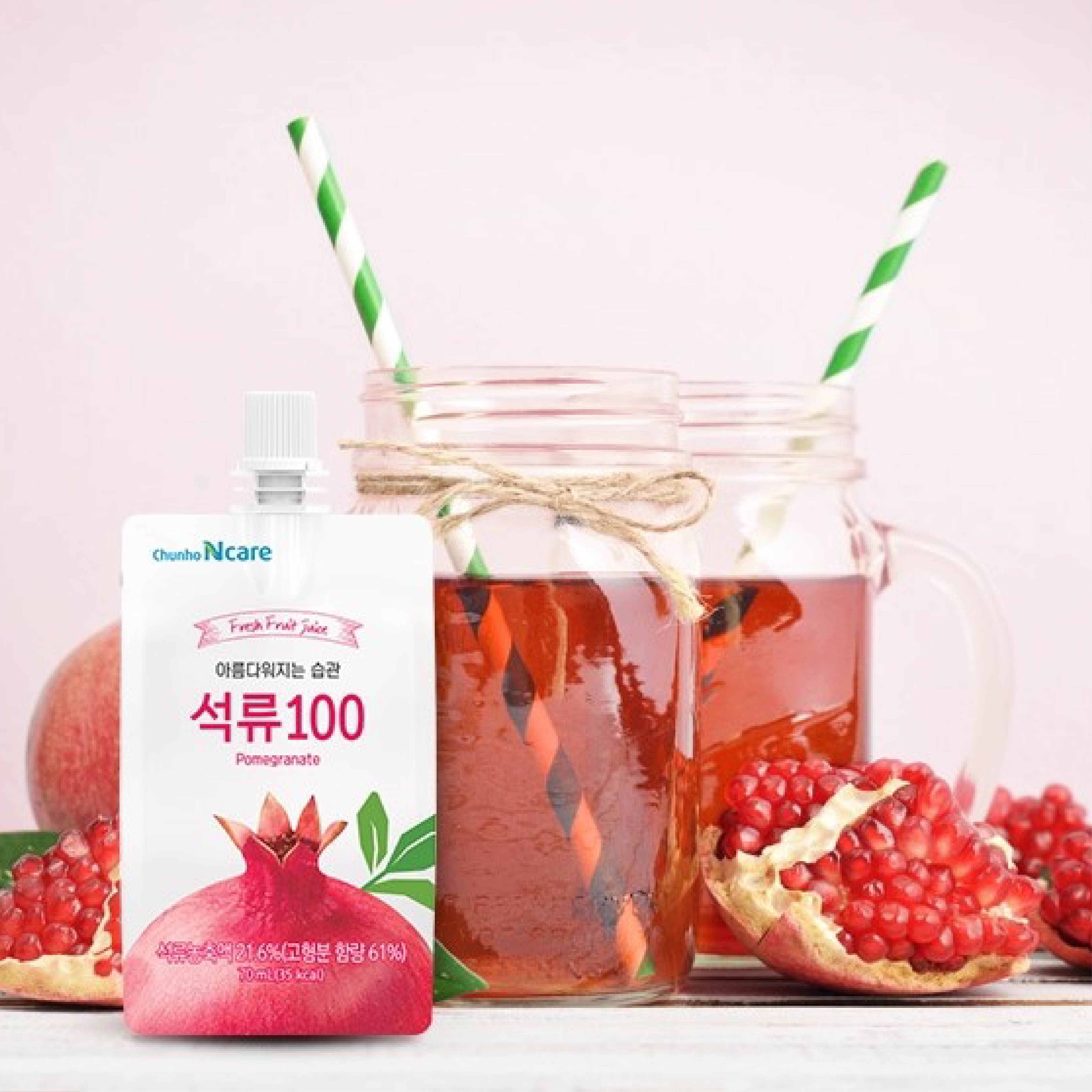 100% 석류농축액 석류 원액 석류즙 액기스 2.1L