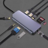 USB C타입 10in1 4K 60hz Gen2 10Gbps 멀티 허브 MH410 이미지