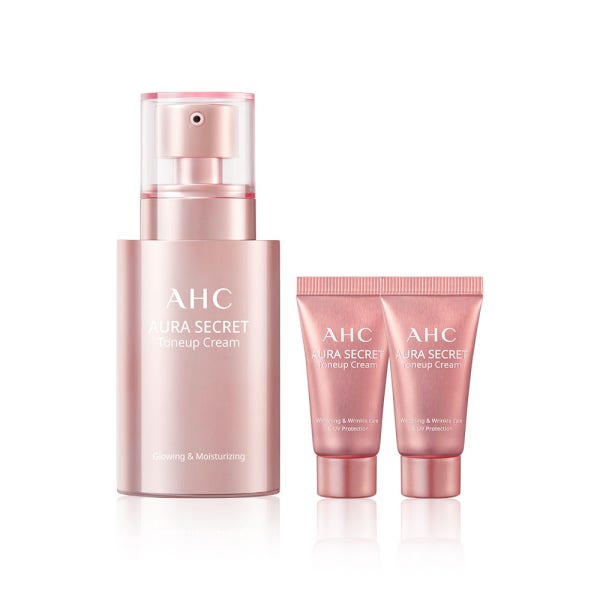 AHC 아우라 시크릿 톤업 크림 50g 1개+10g 2개