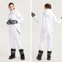 보드복자켓 남자 스노우 보드 상의 방한 버튼 여성 자켓 원피스 슈트 snowsuit 후