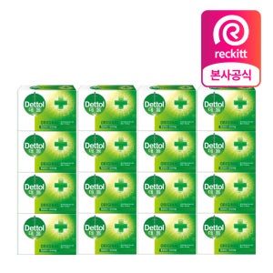 데톨 항균 비누 오리지널, 100g, 16개