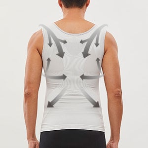 자세교정밴드 목디스크 어깨통증 테이핑 남자 체형보정속옷 바디로직 남성 리포머탱크탑