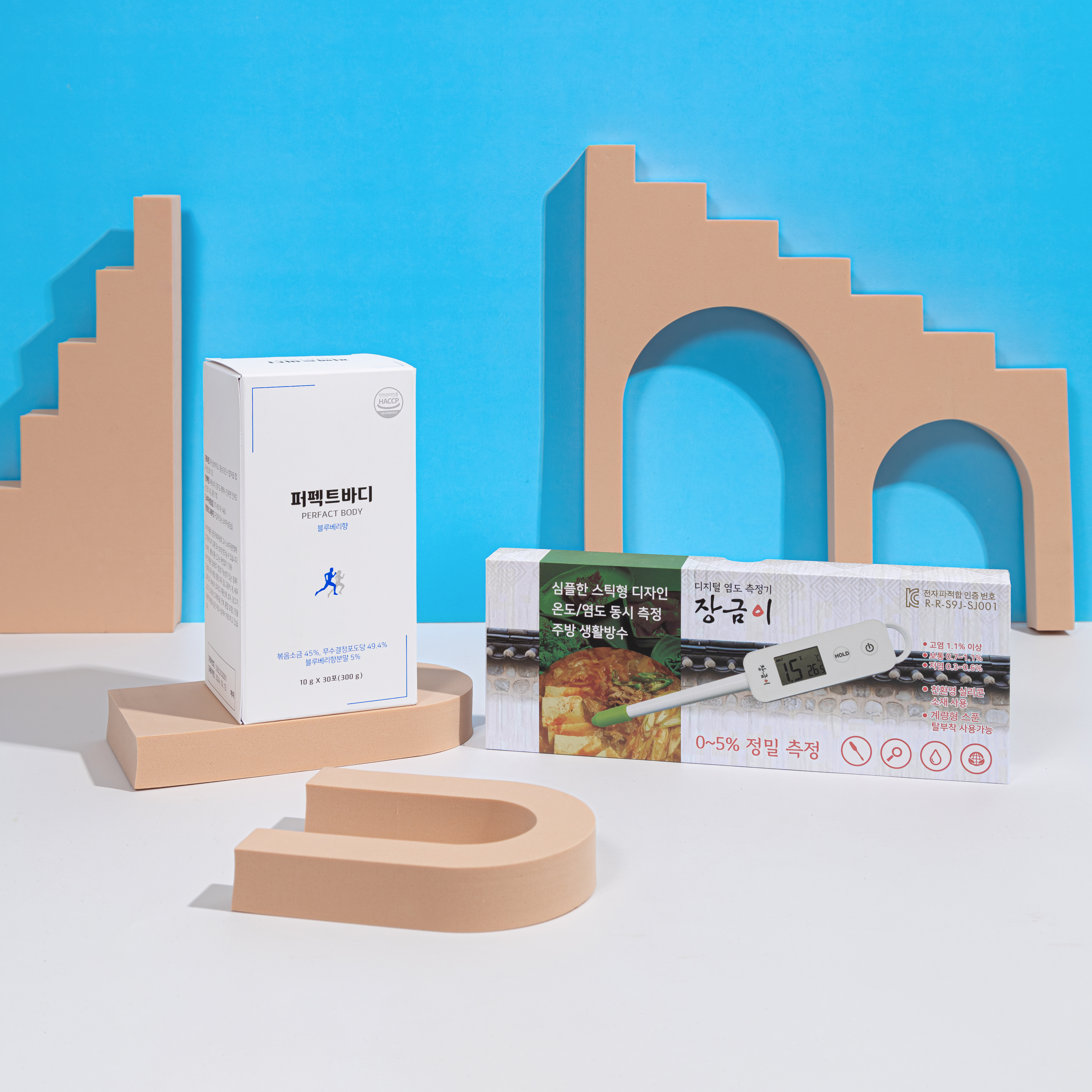 퍼펙트솔트 체내염도조절 수분충전 분말 스틱 7g x 30포 2box + 염도계 수족냉증개선 안구건조개선 <b>만성피로</b>개선 체온상승 영양제 씨에스티 D SET