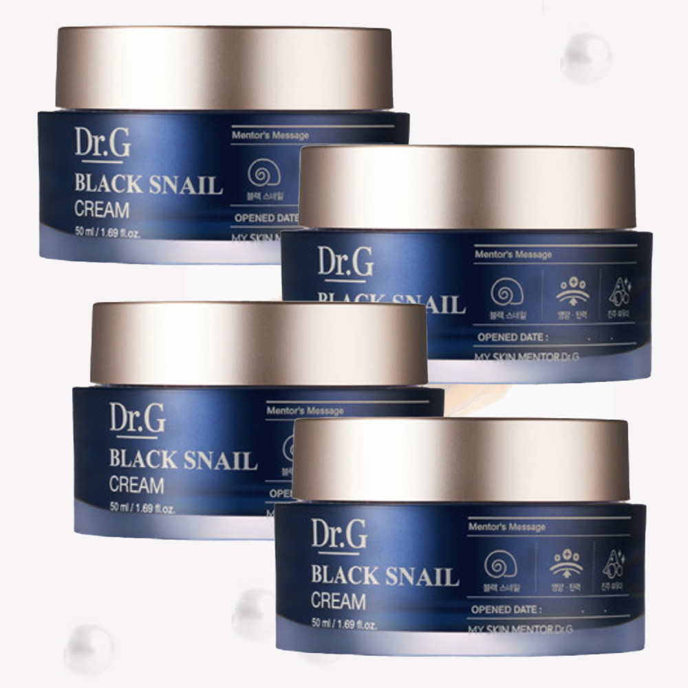 4개 극강수분충전 군대 PX 화장품 <b>닥터</b>지블랙스네일크림 <b>로얄</b> 50ml (4개) 달팽이크림