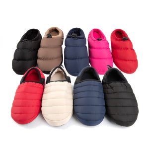 1+1 패딩 슬리퍼 겨울 거실화 사무실 방한 실내화 CT12660