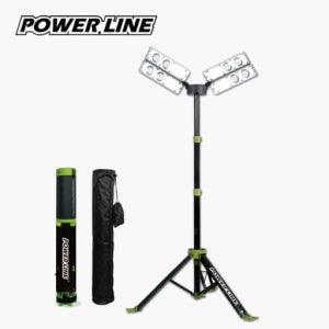 파워라인 POWERLINE 접이식 야외 작업등 LED투광기 스탠드형 PL-RC500
