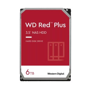 웨스턴디지털 RED PLUS NAS HDD 6TB WD60EFPX 6테라 나스용