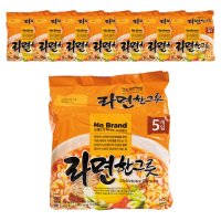 노브랜드 라면 한그릇 115g 5봉 8개입 (1박스) 대용량