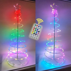 리모컨 색변환 크리스마스 트리 USB타입 다양한모드 속도변경 거실 카페 사무실 타이머