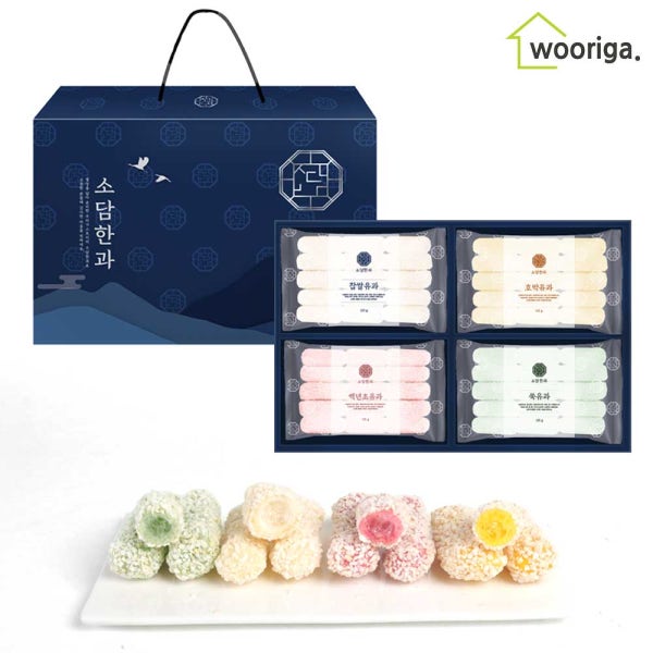 소담한과 찹쌀유과 선물세트 500g 1호 설 명절 추석 설날