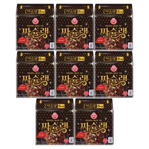 오뚜기 짜슐랭 짜장라면 145g 멀티5개입 X 8개 총40개