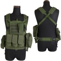 방탄조끼 방검복 사냥 전술 전투 molle rrv 가슴 리그 군사 페인트 볼 하네스 airsoft 와 magazin edc 팩 액세서리