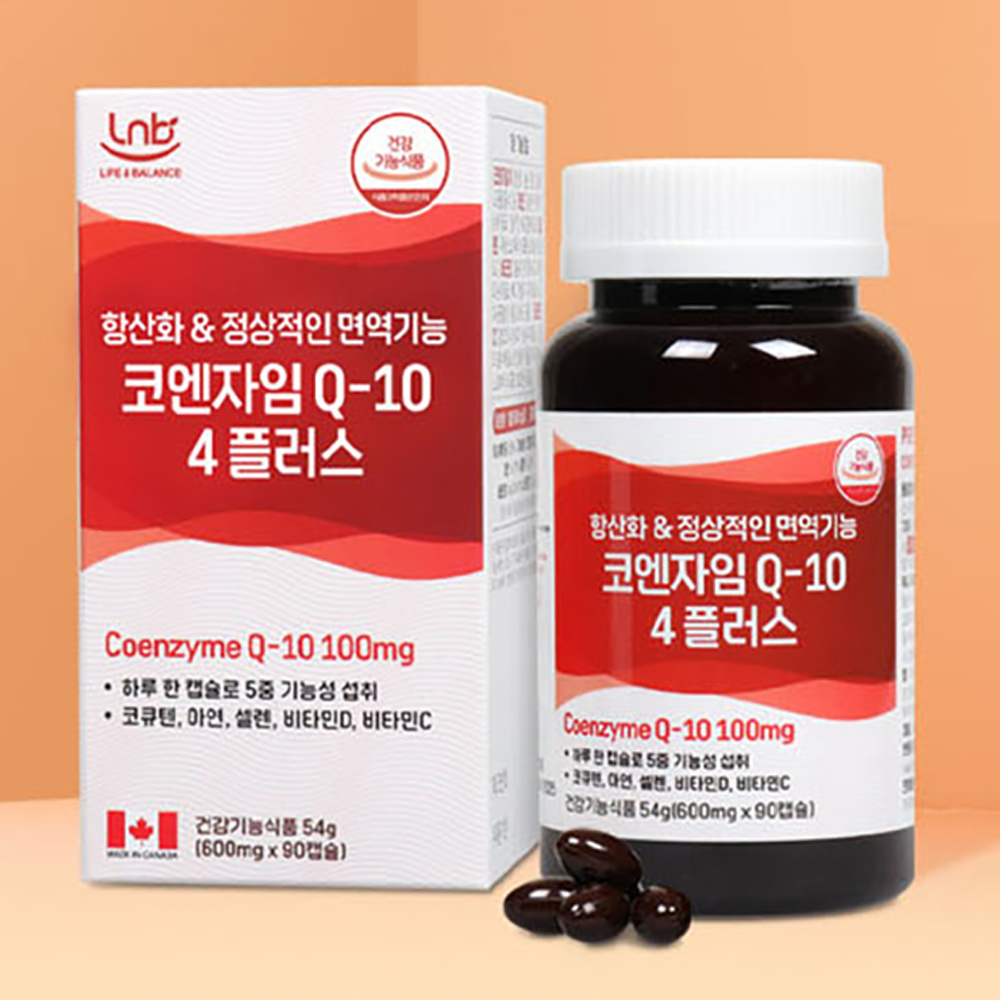코엔자임 큐텐 <b>비타민 C</b> D 아연 셀렌 영양제 90캡슐 약3개월 Q10 coq10 큐10