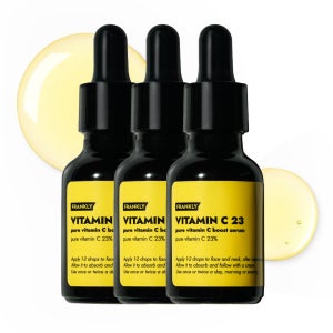 프랭클리 순수 비타민C 23 갈색병 세럼 기미 잡티 미백 화이트닝 앰플 15ml, 3개