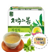 녹차원 제주의봄 작설차 50티백 1BOX (12개입) 녹차 효능