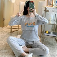 임산부잠옷 산모내복 산후 수유 잠옷 leisurewear 만화 임